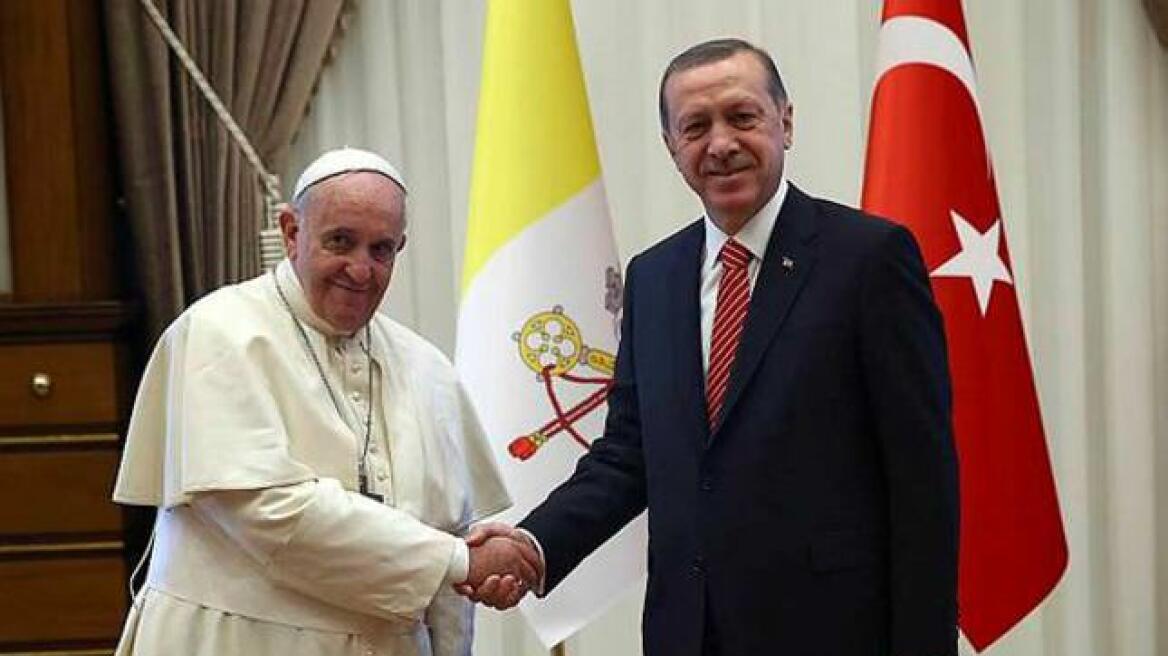 Ερντογάν- Πάπας Φραγκίσκος: Όχι στην αλλαγή του καθεστώτος στην Ιερουσαλήμ